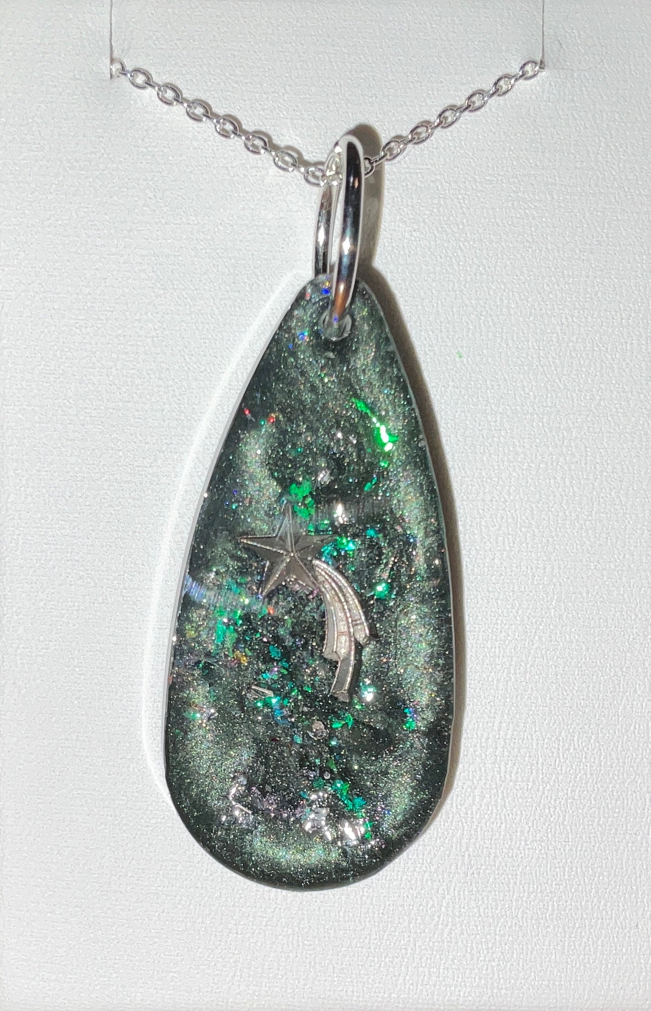 Halskette mit Holo-Motiv „Shooting Star“