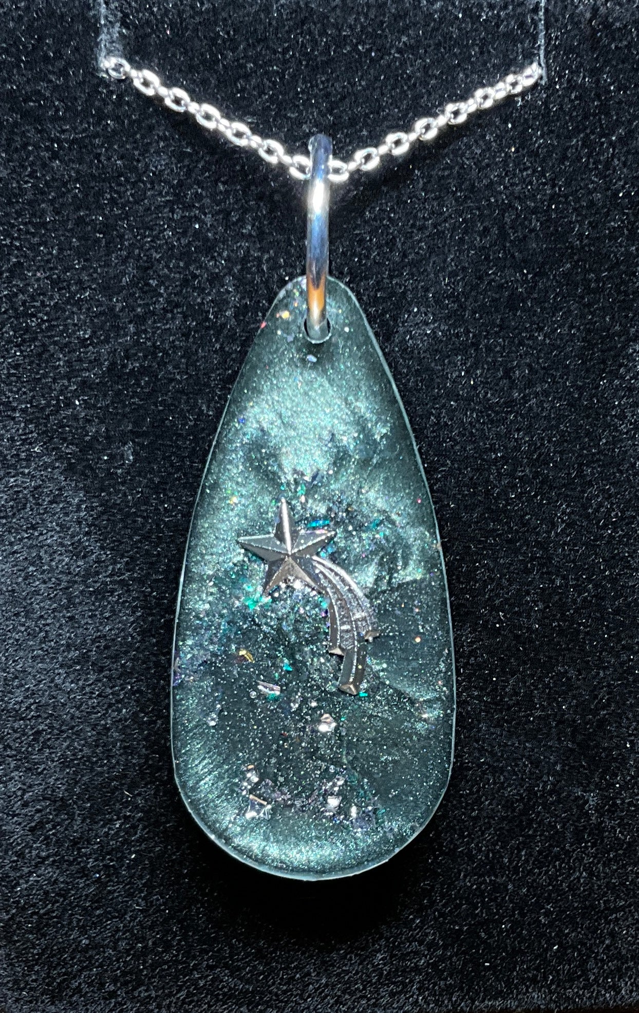 Halskette mit Holo-Motiv „Shooting Star“
