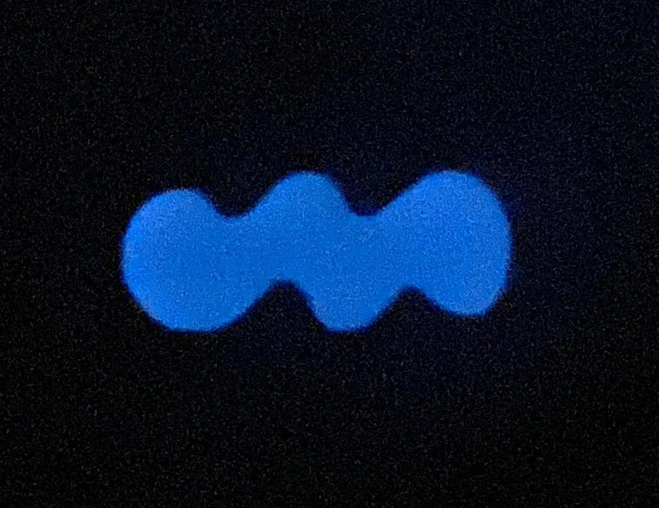 Glow-in-the-Dark Hair Clip set of 2