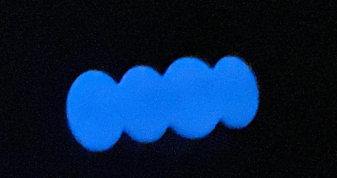 Glow-in-the-Dark Hair Clip Set of 2