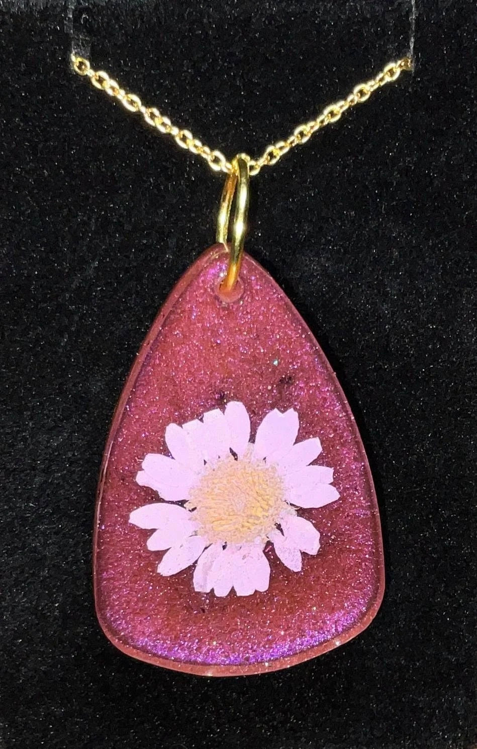 Pink Daisy Pink Necklace