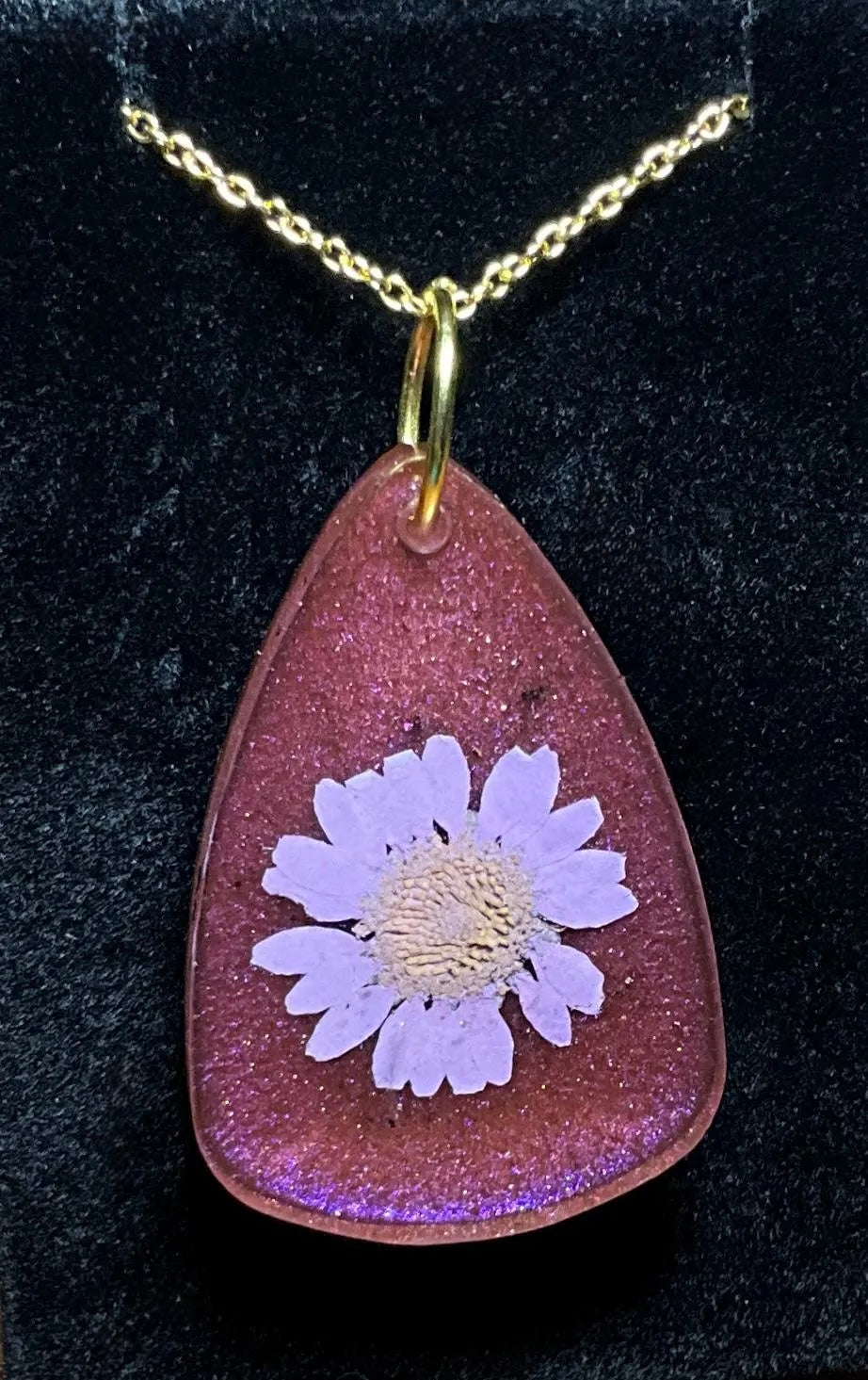 Pink Daisy Pink Necklace