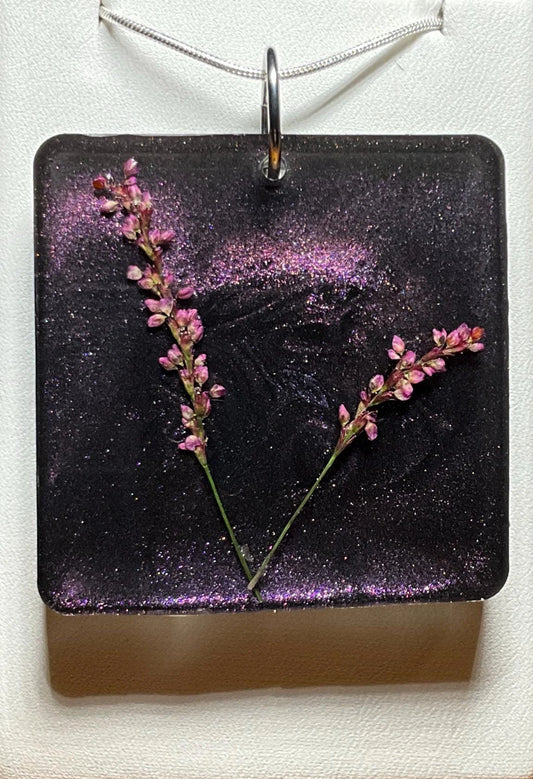 Pink Flowers Necklace