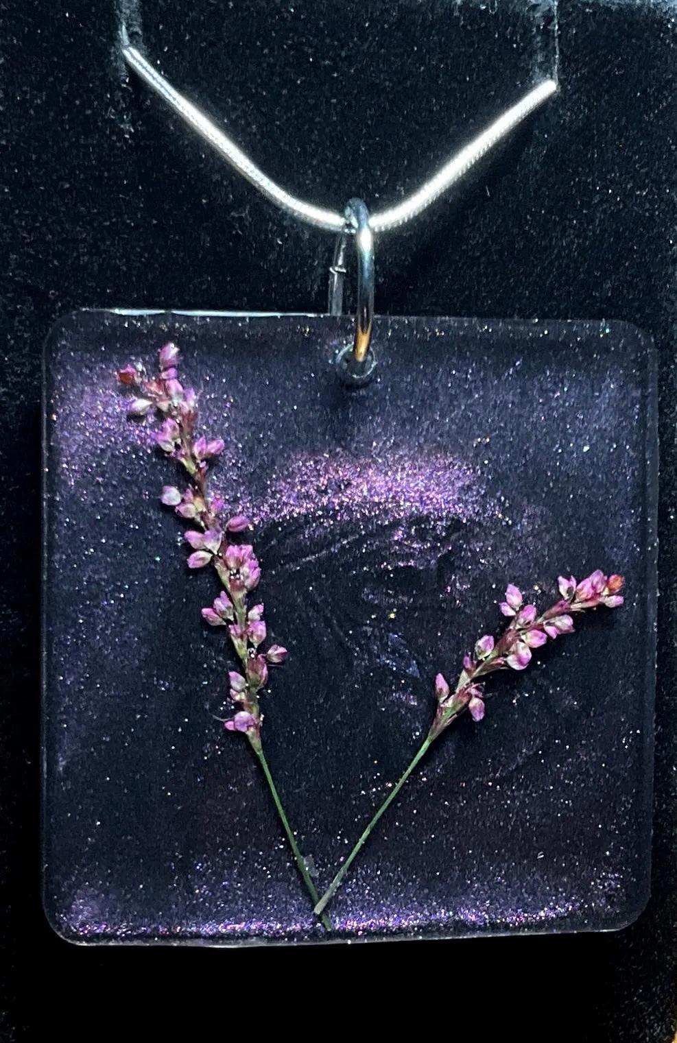 Pink Flowers Necklace