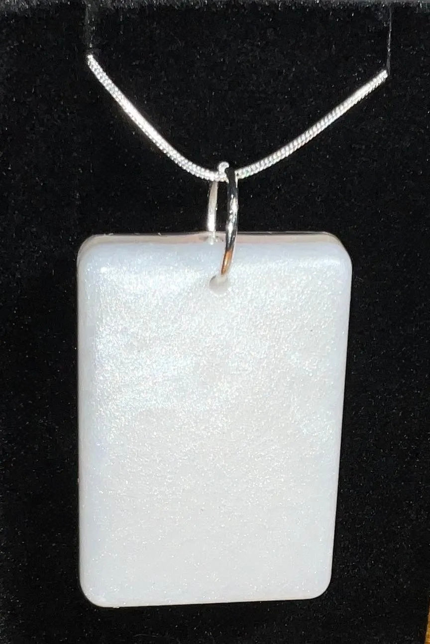 Pressed Light Pink Flowers Necklace
