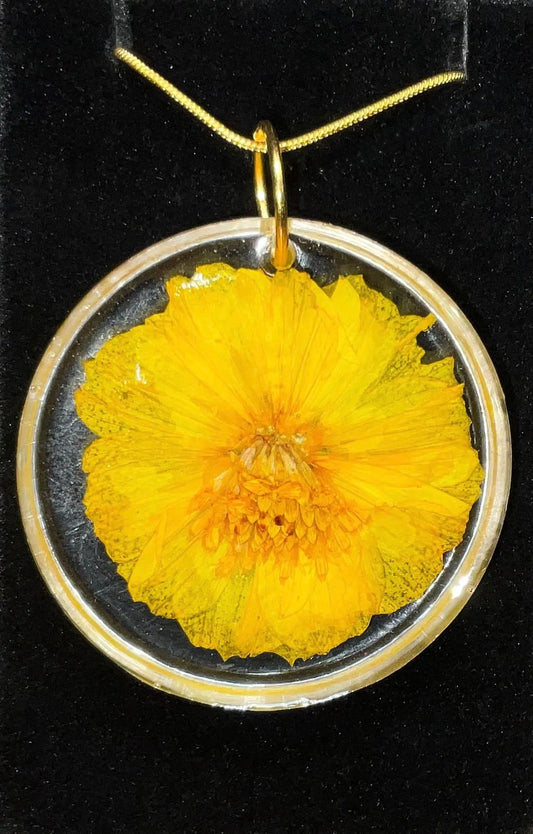 Yellow Flower Necklace
