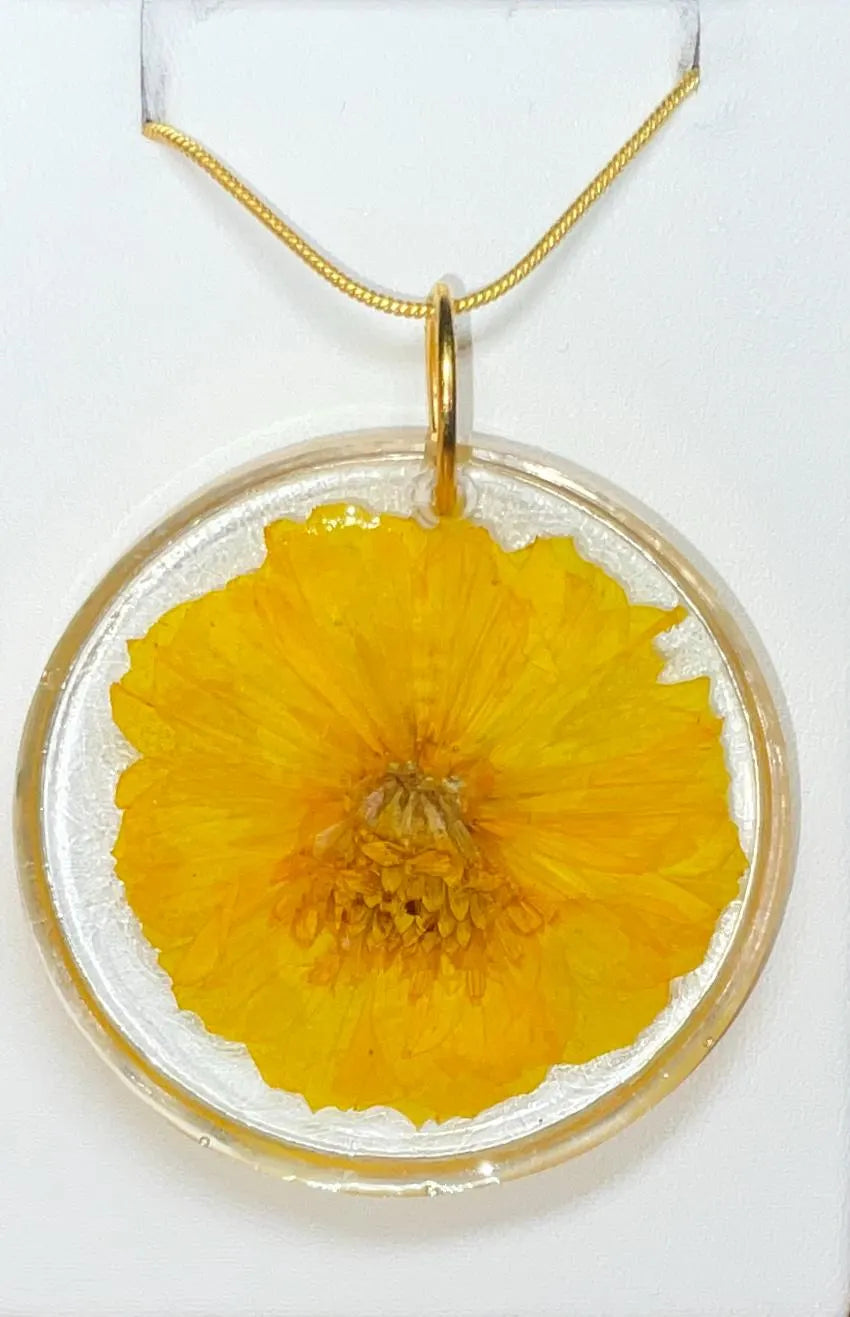 Yellow Flower Necklace