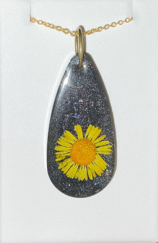 Yellow Flower Necklace