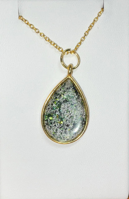 Color-Shift Necklace - Teardrop Gold