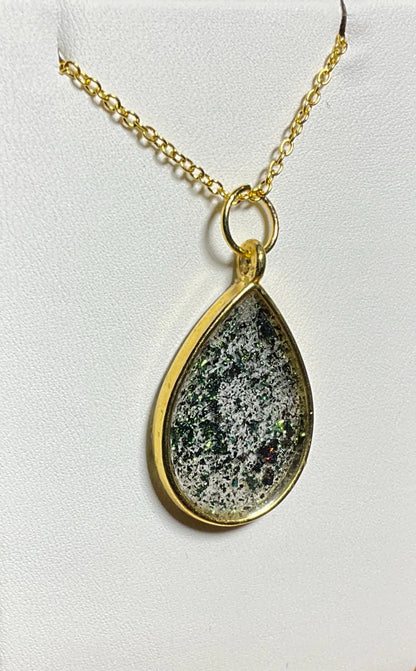 Color-Shift Necklace - Teardrop Gold