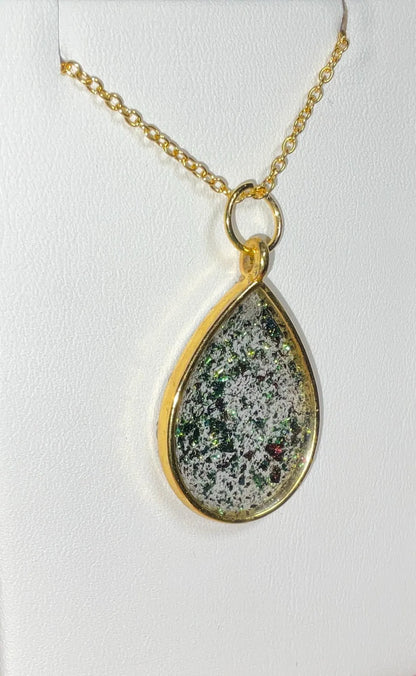 Color-Shift Necklace - Teardrop Gold