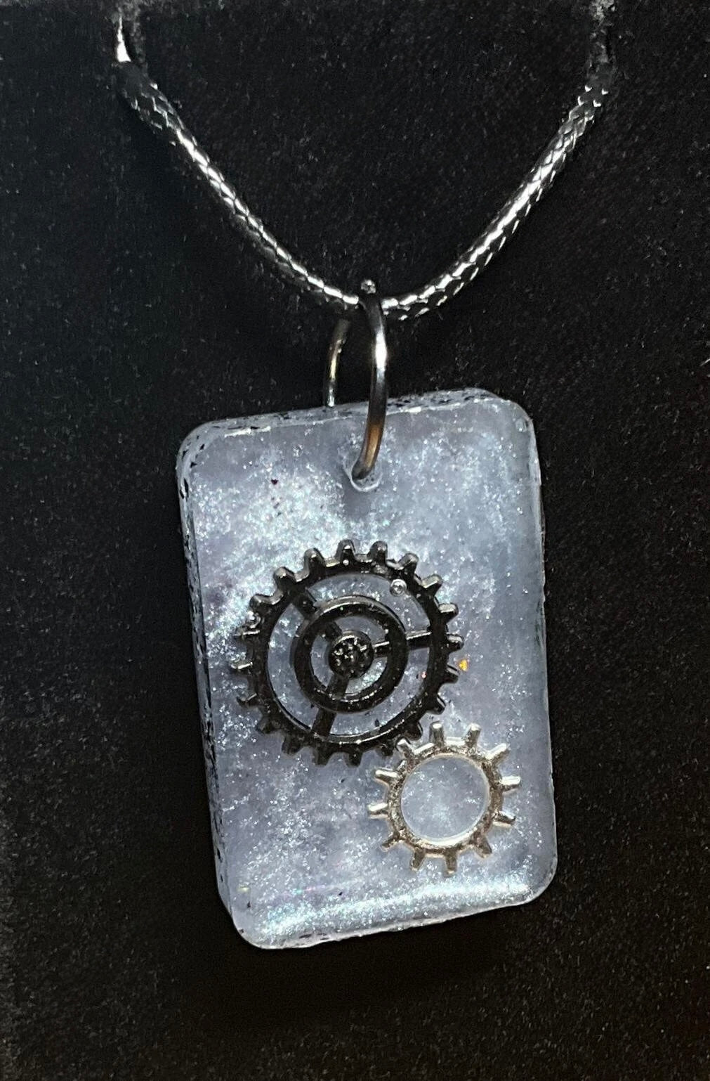 Gears Necklace Dual Sided