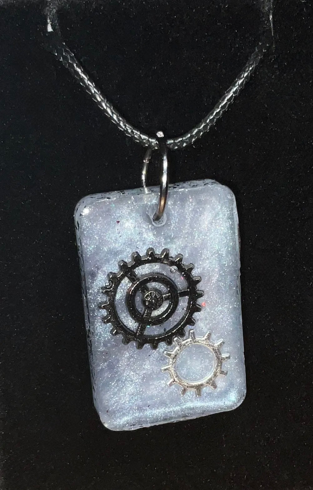 Gears Necklace Dual Sided