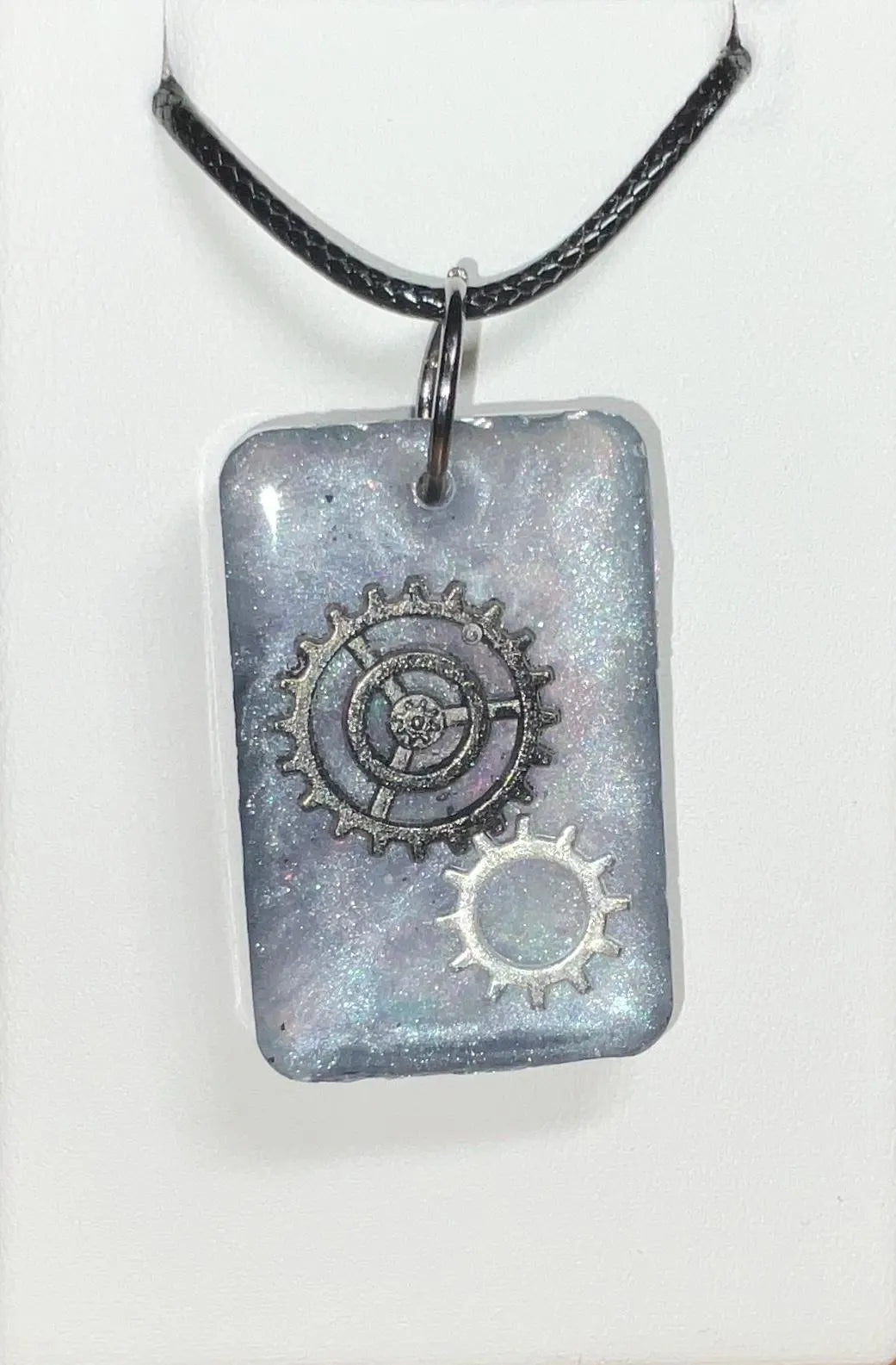 Gears Necklace Dual Sided