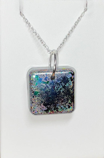 Holographic Flower Necklace