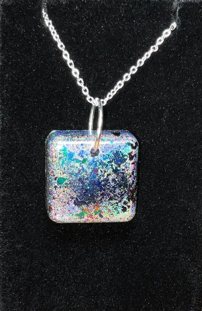 Holographic Flower Necklace