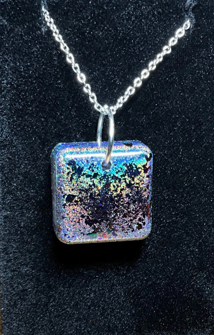 Holographic Flower Necklace