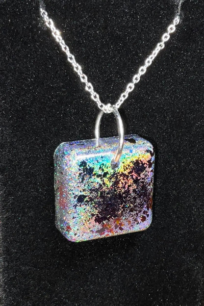 Holographic Flower Necklace