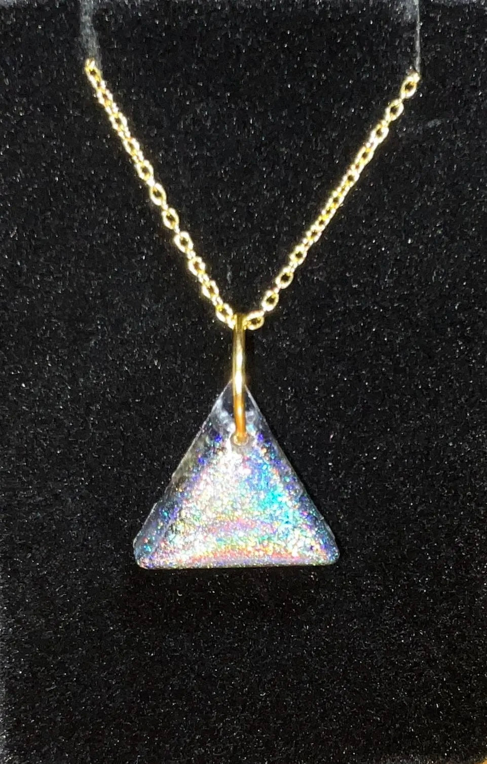 Spaceship Necklace - Holographic