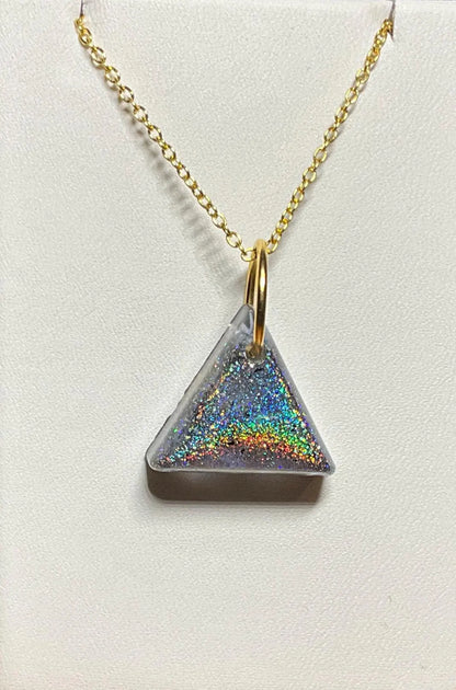 Spaceship Necklace - Holographic