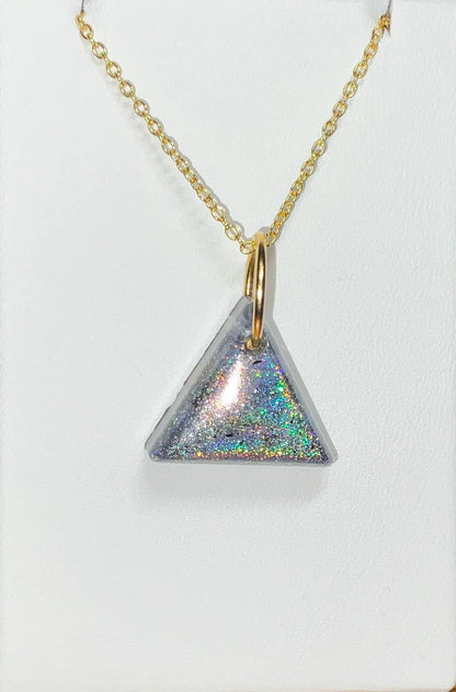 Spaceship Necklace - Holographic