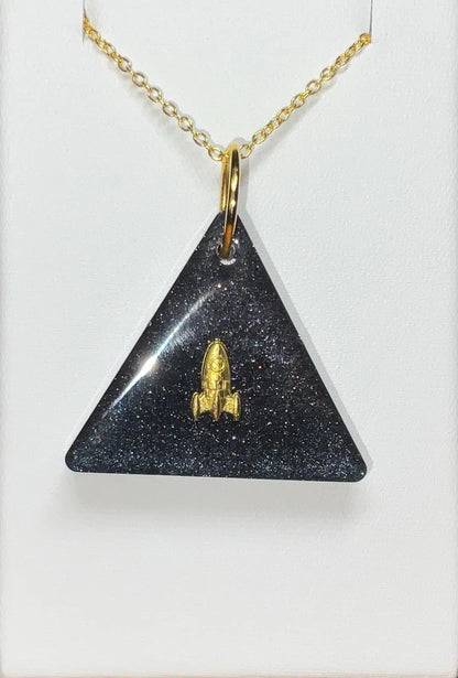 Spaceship Necklace - Triangle