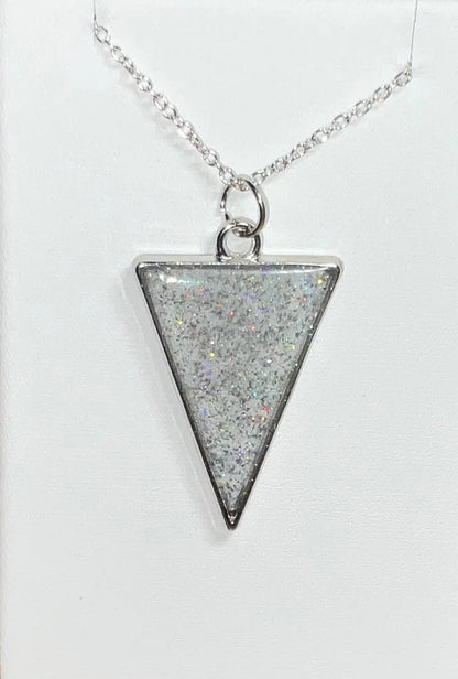 Sparkly Triangle Necklace