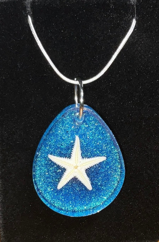 Starfish Blue Necklace