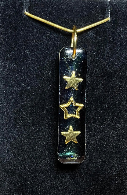 Triple Star Necklace