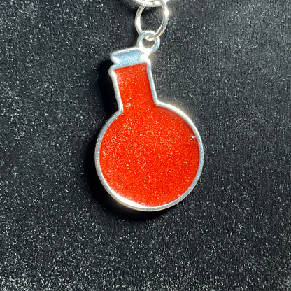 Red Potion Bottle Necklace