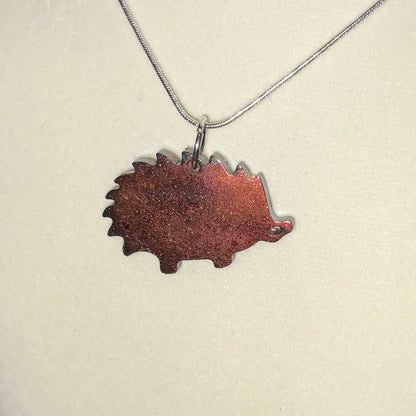 Color-Shift Hedgehog Necklace