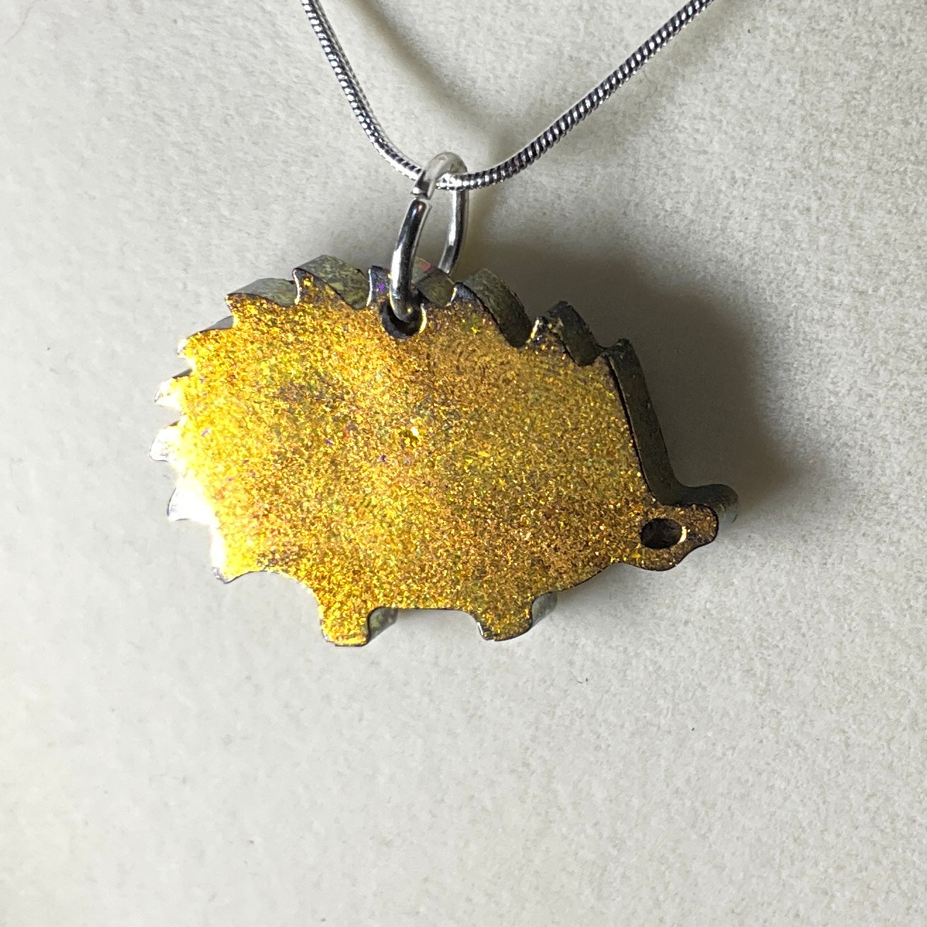 Color-Shift Hedgehog Necklace