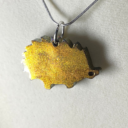 Color-Shift Hedgehog Necklace