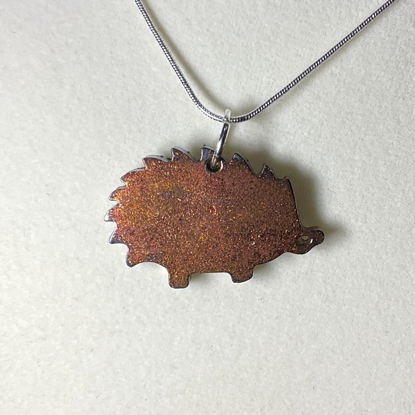 Color-Shift Hedgehog Necklace